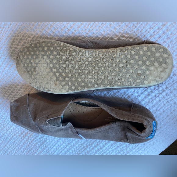 Women's Alpargatas grey flats - Picture 4 of 5